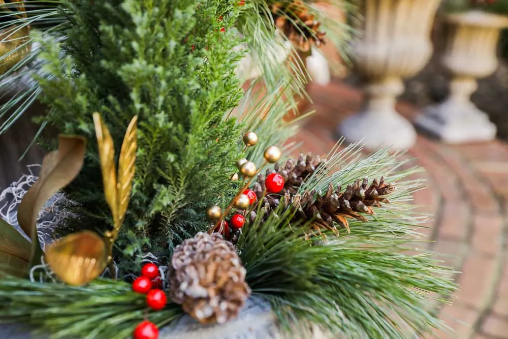 Brick Colonial Holiday Entry, view 8