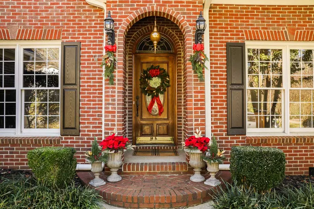 Brick Colonial Holiday Entry, view 9