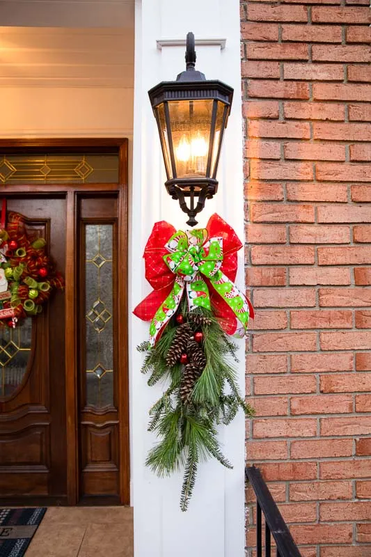Two-Story Holiday Facade, view 2