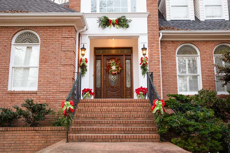 Two-Story Holiday Facade, view 3